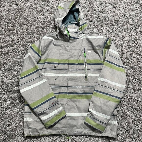 Y2K Streetwear Snowboarding Winter Jacket Brand Four Square Size M - Picture 1 of 3